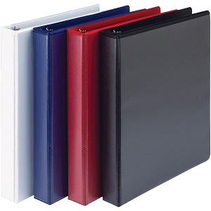 Samsill Durable 1 Inch Binder – Basic Assortment – 4 Pack