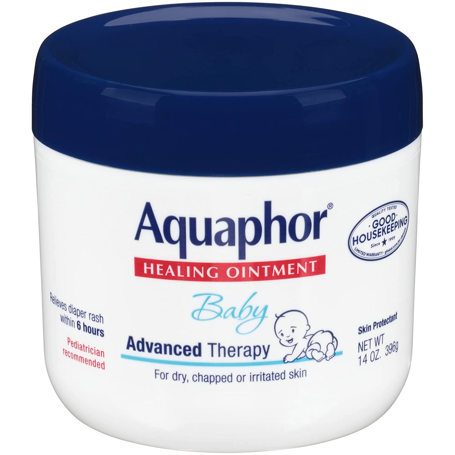 Aquaphor Healing Ointment 14 Ounce Jar (414ml) (2 Pack) Health & Household