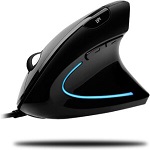 Vertical Ergonomic Illuminated Optical 6-Button USB Mouse