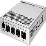 MikroTik 5-Port Desktop Switch, 1 Gigabit Ethernet Port, 4 SFP+ 10Gbps Ports (CRS305-1G-4S+IN)