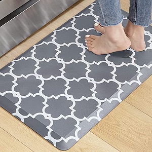 KOKHUB Kitchen Mat,1/2 Inch Thick Cushioned Anti Fatigue Waterproof Kitchen Rug, Comfort Standing Desk Mat