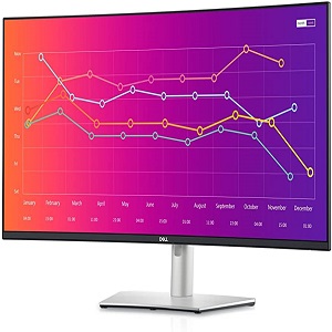 Dell UltraSharp U3821DW 37.5″ Curved Screen LCD Monitor – 21:9 – Black