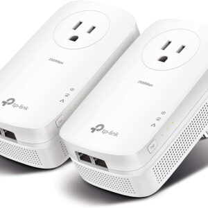 TP-Link AV2000 Powerline Adapter – 2 Gigabit Ports, Ethernet Over Power, Plug&Play