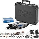 Dremel 4300-5/40 High Performance Rotary Tool Kit with LED Light- 5 Attachments & 40 Accessories