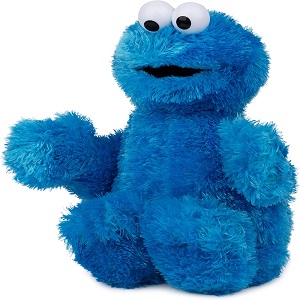 GUND Sesame Street Official Cookie Monster Muppet Plush, Premium Plush Toy for Ages 1 & Up, Blue, 12”