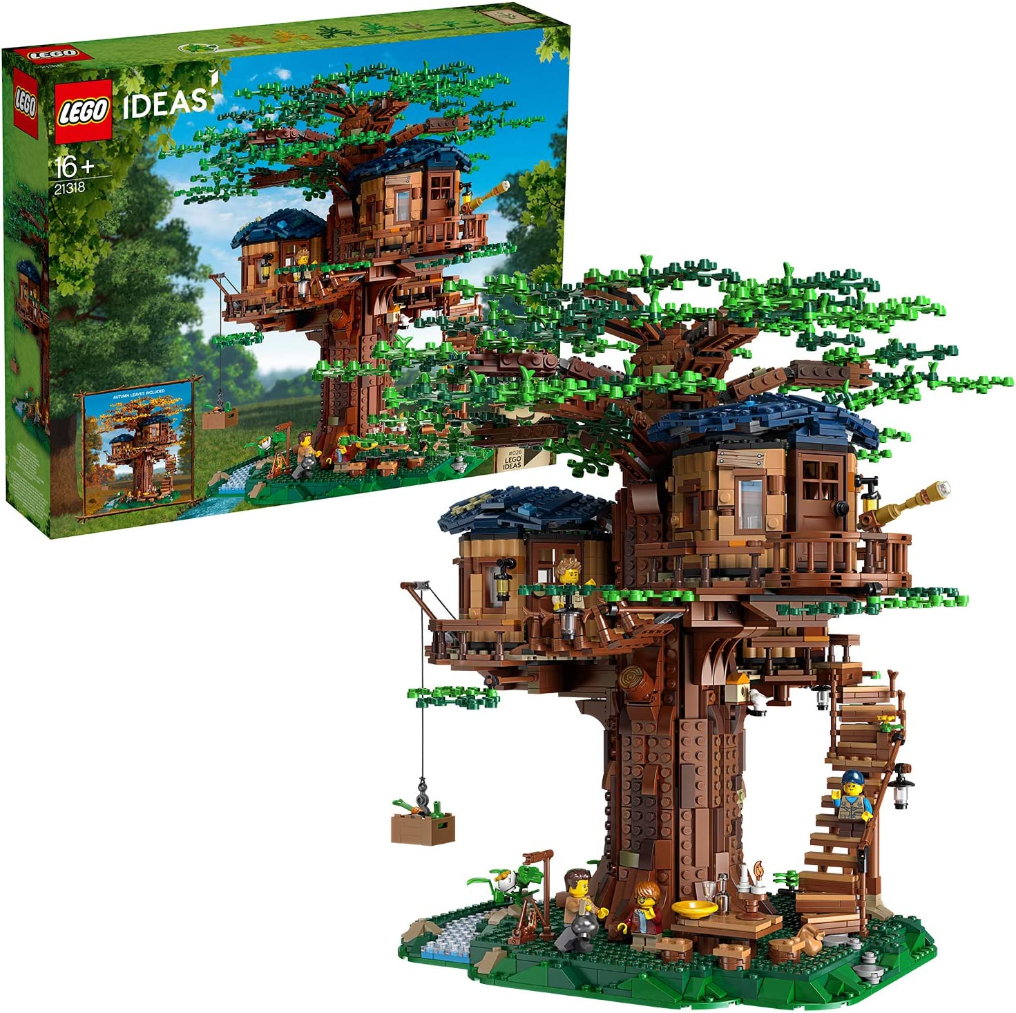 LEGO Ideas Tree House 21318 Build and Display (3036 Pieces) Toys & Games