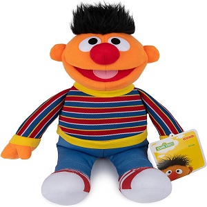 GUND Sesame Street Official Ernie Muppet Plush, Premium Plush Toy for Ages 1 & Up, Yellow, 13.5”