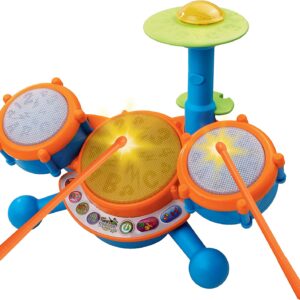 VTech KidiBeats Kids Drum Set, Orange Toys & Games