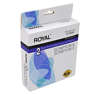 Royal Black Correctable Typewriter Ribbons